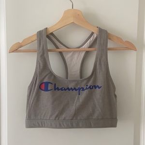 champion keyhole logo sports bra